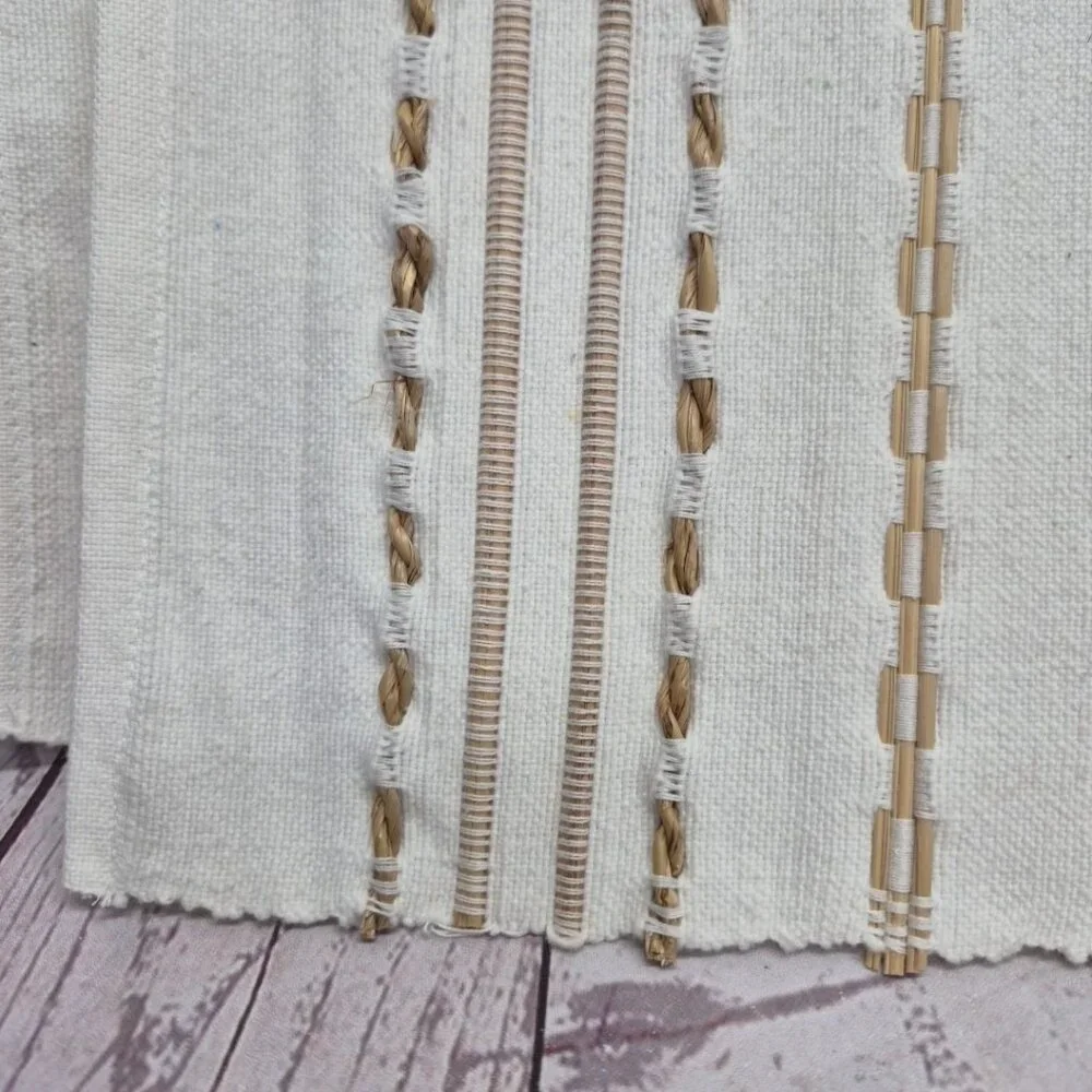 Aman Woven Cotton & Straw 4pc‎ Placemats  19